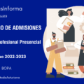 Calendario de admisiones del alumnado de FP (presencial). Curso 2022-2023