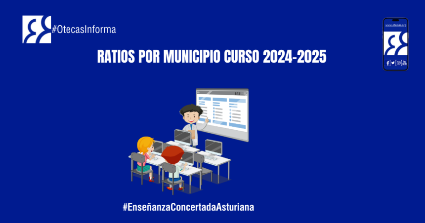 Ratios por municipios, curso 2024-2025