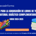 Ayudas para la adquisición de libros de texto y material didáctico complementario en la enseñanza concertada. Curso 2024-2025