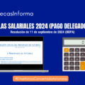 Tablas salariales 2024 (pago delegado)