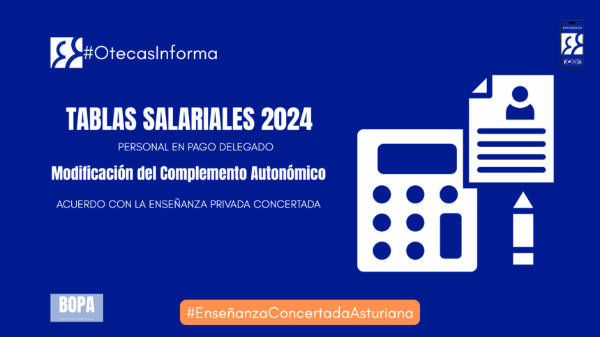 Tablas Salariales 50 € Tablas Salariales 2024 (Modificación del Complemento Autonómico)